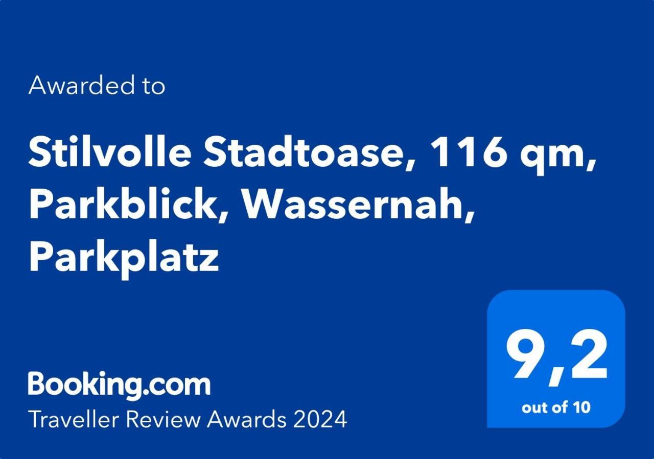 Stilvolle Stadtoase, 116 Qm, Parkblick, Wassernah, Parkplatz Wilhelmshaven Extérieur photo